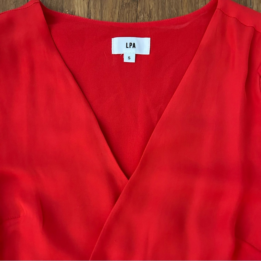 Revolve LPA Wrap Blouse - Picture 5 of 10
